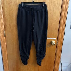 No Comment Black Jogger Pants